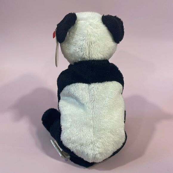 China the Panda (RETIRED) 2000 Ty Original Beanie Baby 9” long EUC NWT - Picture 3 of 9